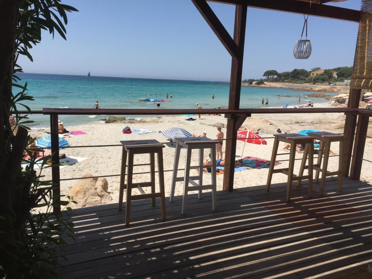 Ajaccio magnifique T2 37m2 centre ville vue mer au bord de la plage Neuf 4 couchages balcon parking privé fermé Clim wifi Exterior foto